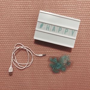 Light-Up Letter Board!